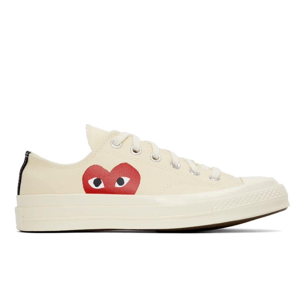 Comme des Garçons Off-White Low Top Converse